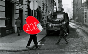 Walentynki serce 20 procent