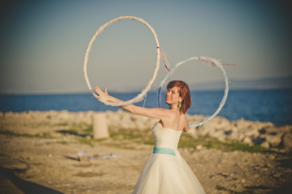 wedding decoration hula-hoop