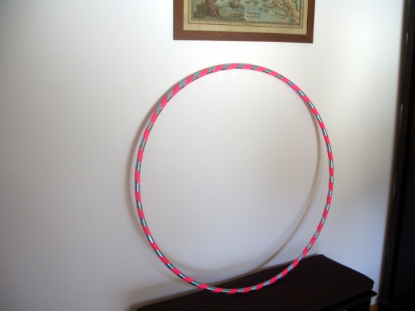 własnoręcznie obklejone hula hoop