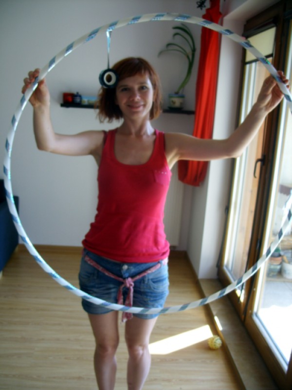 taśma srebrna do hula hoop