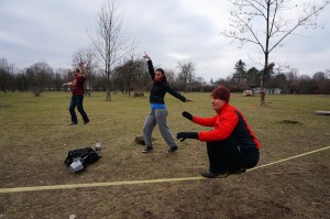 Spring Slackline