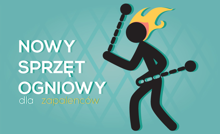 nowy sprzęt do fireshow z kevlaru