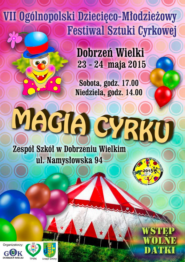 Festiwal młodego cyrku w Dobrzeniu Wielkim