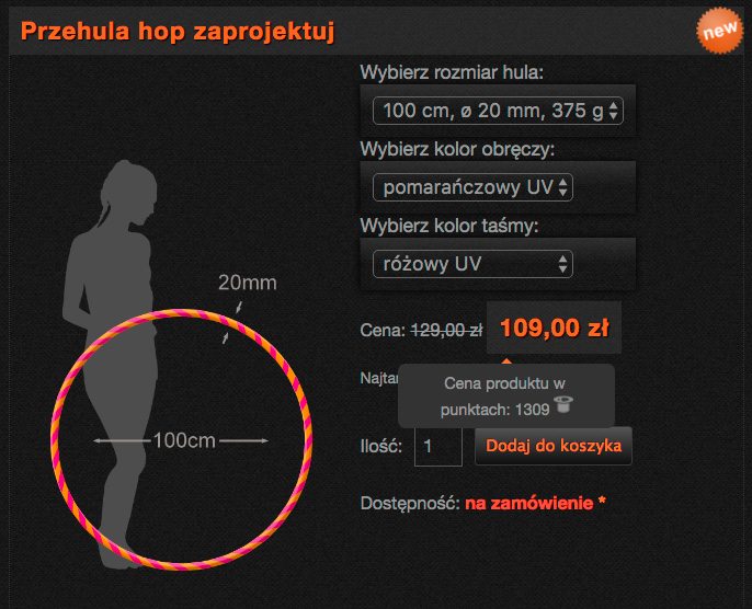 Zobacz konfigurator hula-hop