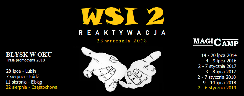 Wąchockie Spotkanie Iluzjonistów 2 @ Miejsko-Gminny Ośrodek Kultury w Wąchocku | Wąchock | świętokrzyskie | Polska