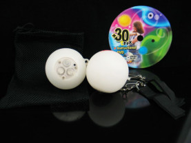 Zestaw POI LED, pokrowiec, DVD