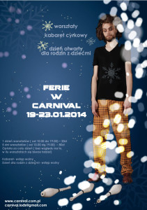 Ferie w Carnival w Łodzi @ Carnival, Otwarta Przestrzeń cyrkowa | Łódź | Województwo łódzkie | Polska