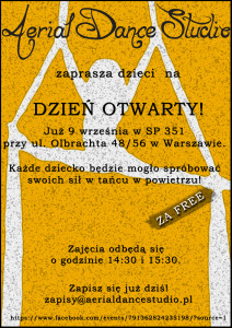 Dzień otwarty dla dzieci @ Aerial Dance Studio