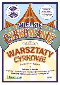 CYRKOWANIE czyli otwarte WARSZTATY CYRKOWE dla małych i dużych @ Dom Aktywnej Młodzieży |  |  | 