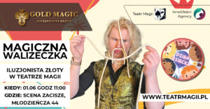 DZIEŃ DZIECKA - Magiczna Walizeczka | Iluzjonista Złoty w Teatrze Magii! @ Scena Zacisze