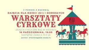 Warsztaty cyrkowe dla dzieci i dorosłych @ 3 pokoje z kuchnią, Głębocka 84, 00-001 |  |  | 