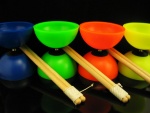 Zestaw Diabolo Astro fi 100 mm i kijki drewniane