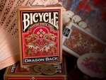 XX Karty Bicycle Dragon Gold Back