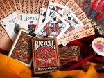 XX Karty Bicycle Dragon Gold Back