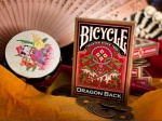 XX Karty Bicycle Dragon Gold Back