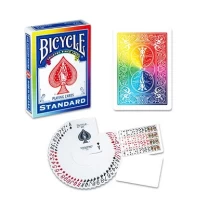  Karty Bicycle Rainbow Back