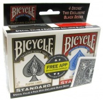 Karty Bicycle Standard - pakiet 4 talii 