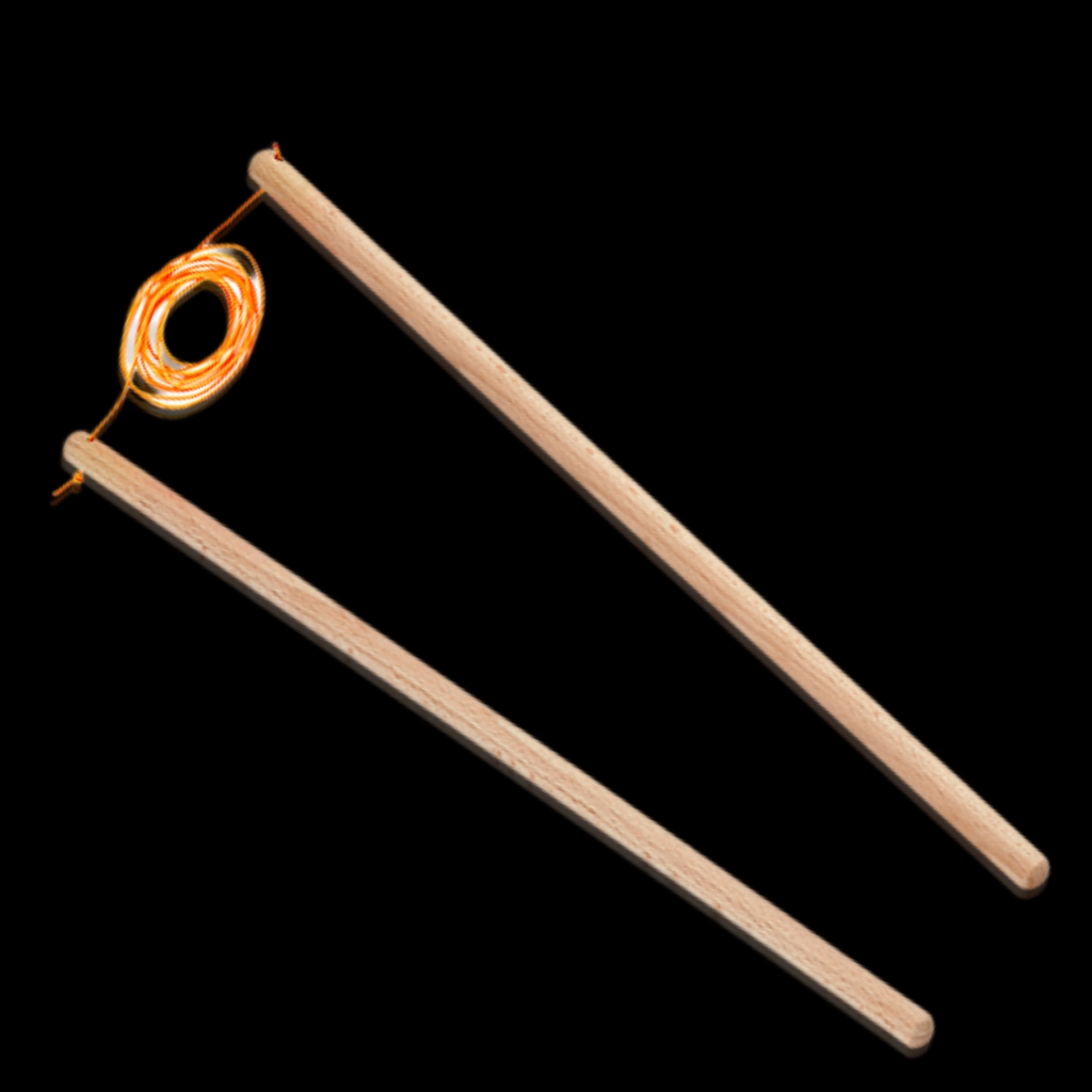 Kijki do diabolo - drewniane 37 cm