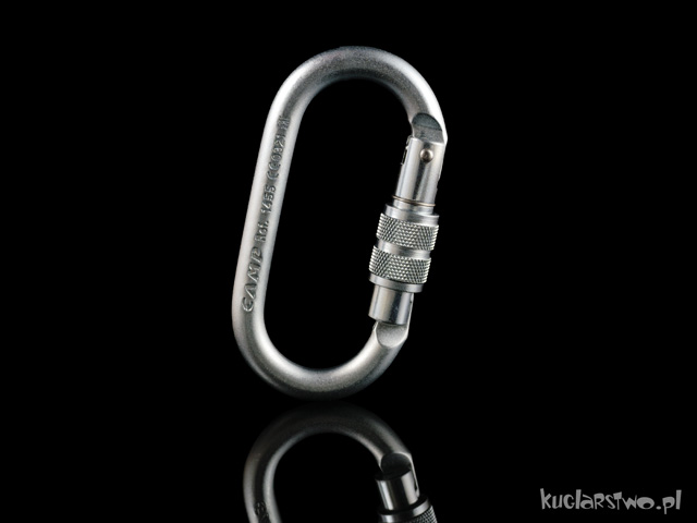 Oval Pro Lock karabinek stalowy