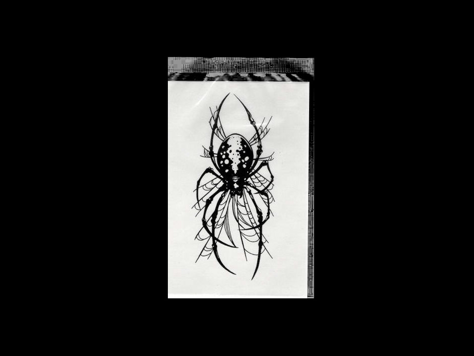 Quick Tattoo - Pająk w pajęczynie Ś3